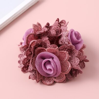 Flower Decor Hair Tie