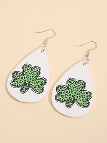 Bông tai hình giọt nước Leopard - Nhiều màu - Xem 3