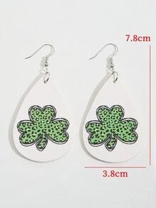 Bông tai hình giọt nước Leopard - Nhiều màu - Xem 4