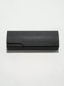 Hộp đựng kính tối giản cho nam - màu đen - Xem 3