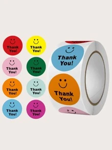 1卷字母圖案禮物貼紙 - 彩色 - 查看 1