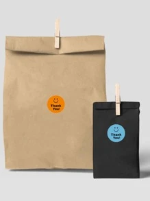 1卷字母圖案禮物貼紙 - 彩色 - 查看 3