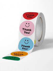 1卷字母圖案禮物貼紙 - 彩色 - 查看 5