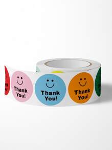 1卷字母圖案禮物貼紙 - 彩色 - 查看 4