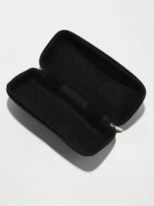 Hộp đựng kính hình chữ cái dành cho nam - màu đen - Xem 2