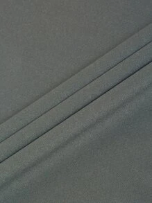 Manfinity Homme Men Letter & Figure Graphic Mock Neck Tee - Dark Grey - View 5