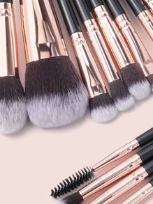 MAANGE 20件套专业化妆刷套装，柔软刷毛，方便携带，包含粉底刷、眼影刷、眉刷、遮瑕刷、修容刷等，旅行必备。套装包含化妆刷、化妆刷套装、全套化妆工具、化妆刷套装、化妆礼盒套装等。 - 黑色 - 查看 5