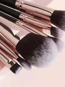 MAANGE 20件套专业化妆刷套装，柔软刷毛，方便携带，包含粉底刷、眼影刷、眉刷、遮瑕刷、修容刷等，旅行必备。套装包含化妆刷、化妆刷套装、全套化妆工具、化妆刷套装、化妆礼盒套装等。 - 黑色 - 查看 6