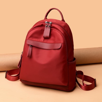 Minimalist Double Zipper Backpack