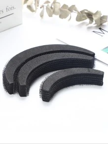 Bộ phụ kiện tóc Volume Insert, Dụng cụ thắt bím tạo kiểu cho nữ (Đen) - màu đen - Xem 4