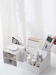 1pc Multifunction Random Color Desk Storage Box - Multicolor - View 3