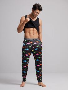 SHEIN Camiseta de tirantes sencilla de color sólido para hombre en verano - Negro - Ver 3