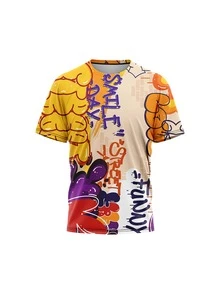 Boys Letter Graphic Tee - Multicolor - View 1