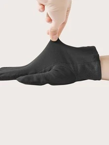 1 đôi găng tay đi xe đạp thể thao thoáng khí - màu đen - Xem 3