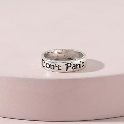 Letter Graphic Ring