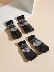 4 cái Thư Đồ Họa Vớ Chống Trượt Cho Thú Cưng - Nhiều màu - Xem 1