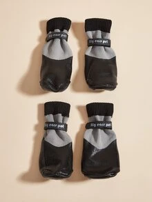 4 cái Thư Đồ Họa Vớ Chống Trượt Cho Thú Cưng - Nhiều màu - Xem 3