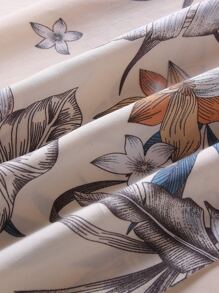 Quần nữ Nơ Bướm Hoa Boho - Màu be - Xem 4