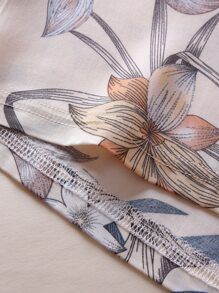 Quần nữ Nơ Bướm Hoa Boho - Màu be - Xem 5