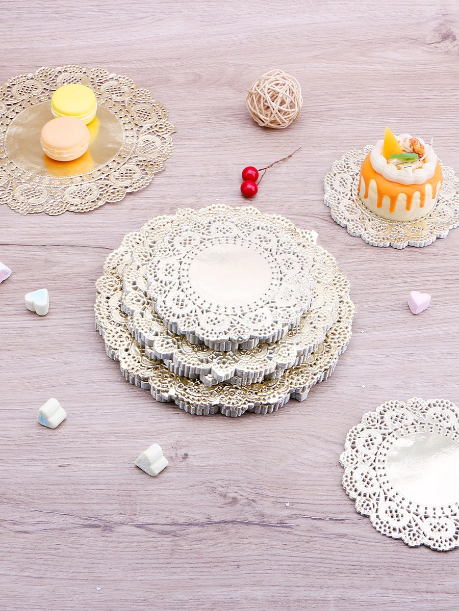 20入組紙烘焙紙 - 金色 - 查看 1