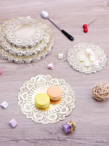 20入組紙烘焙紙 - 金色 - 查看 2