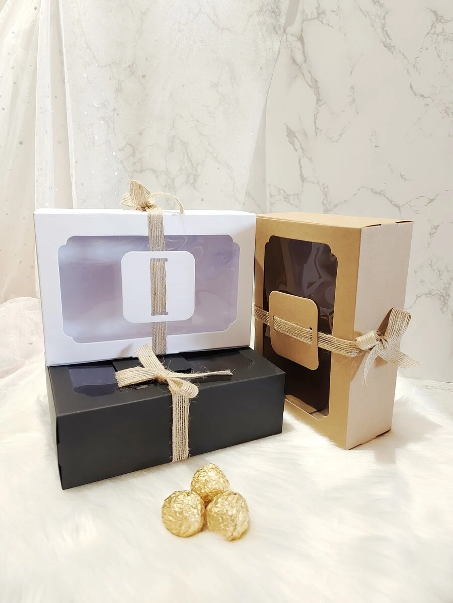 2 יחידות תיבת אריזה בצבע אקראי - ריבוי צבעים - ראה 1