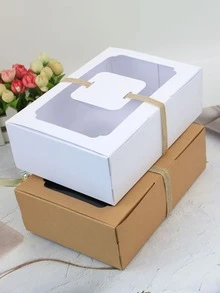 2 יחידות תיבת אריזה בצבע אקראי - ריבוי צבעים - ראה 3