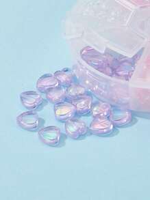 1盒DIY心釘珠 - 彩色 - 查看 2