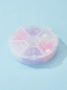 1盒DIY心釘珠 - 彩色 - 查看 3