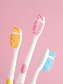 8pcs Cartoon Graphic Toothbrush - Multicolor - View 2