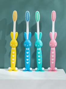 8pcs Cartoon Graphic Toothbrush - Multicolor - View 5