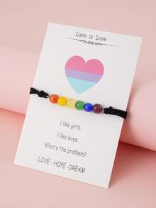 Khối màu Trang trí hạt Vòng tay - Nhiều màu - Xem 1