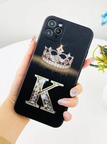 Letter Graphic Phone Case - Multicolor - View 2