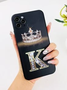 Letter Graphic Phone Case - Multicolor - View 4