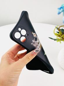 Letter Graphic Phone Case - Multicolor - View 5