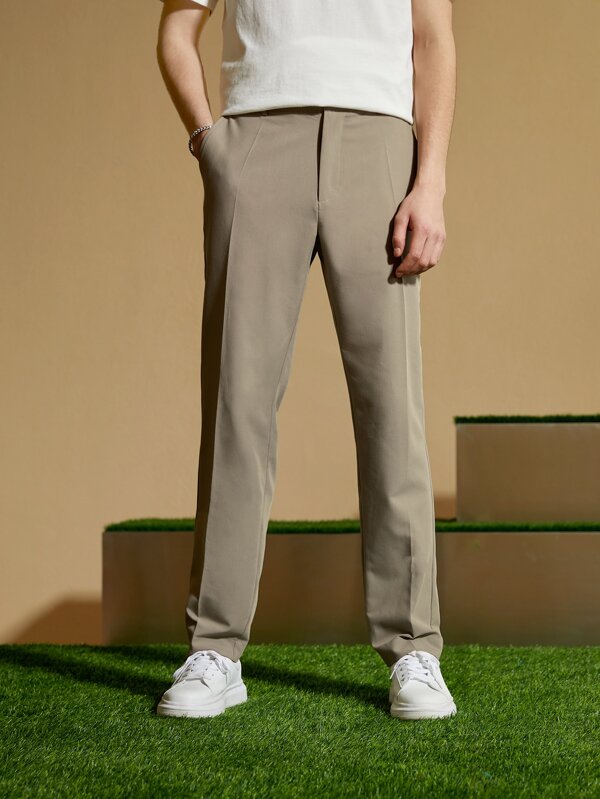 Manfinity VCAY Men Slant Pocket Tailor Trousers