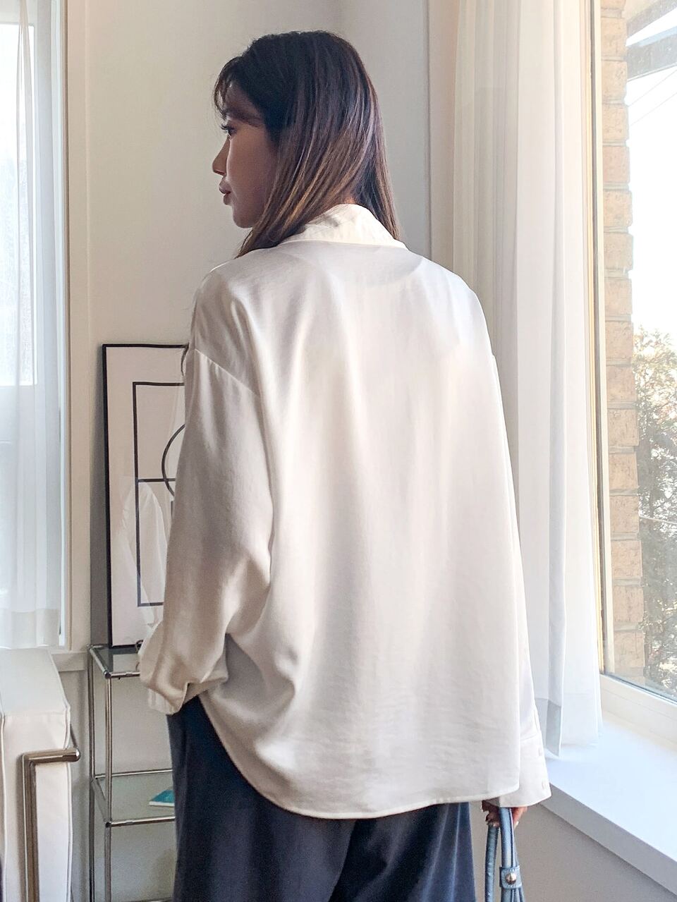 Patched Pocket Drop Shoulder Shirt