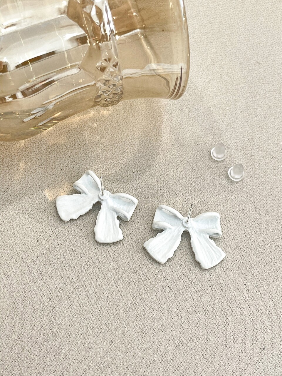 Bow Shaped Stud Earrings