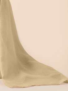 1 chiếc khăn dài màu trơn - Màu Khaki - Xem 2