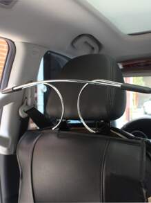 Car Seat Back Coat Hanger - Silver - View 1