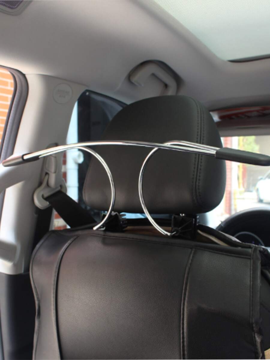 Car Seat Back Coat Hanger - Silver - View 1