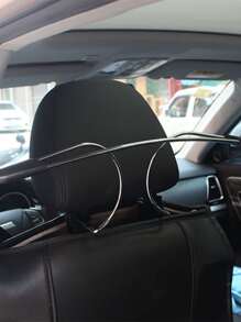 Car Seat Back Coat Hanger - Silver - View 2