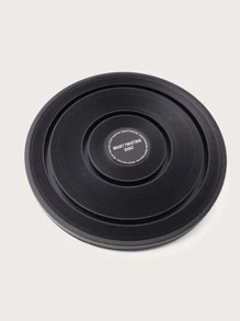 Massage Twisted Waist Plate Gym Accessories - Black - View 2