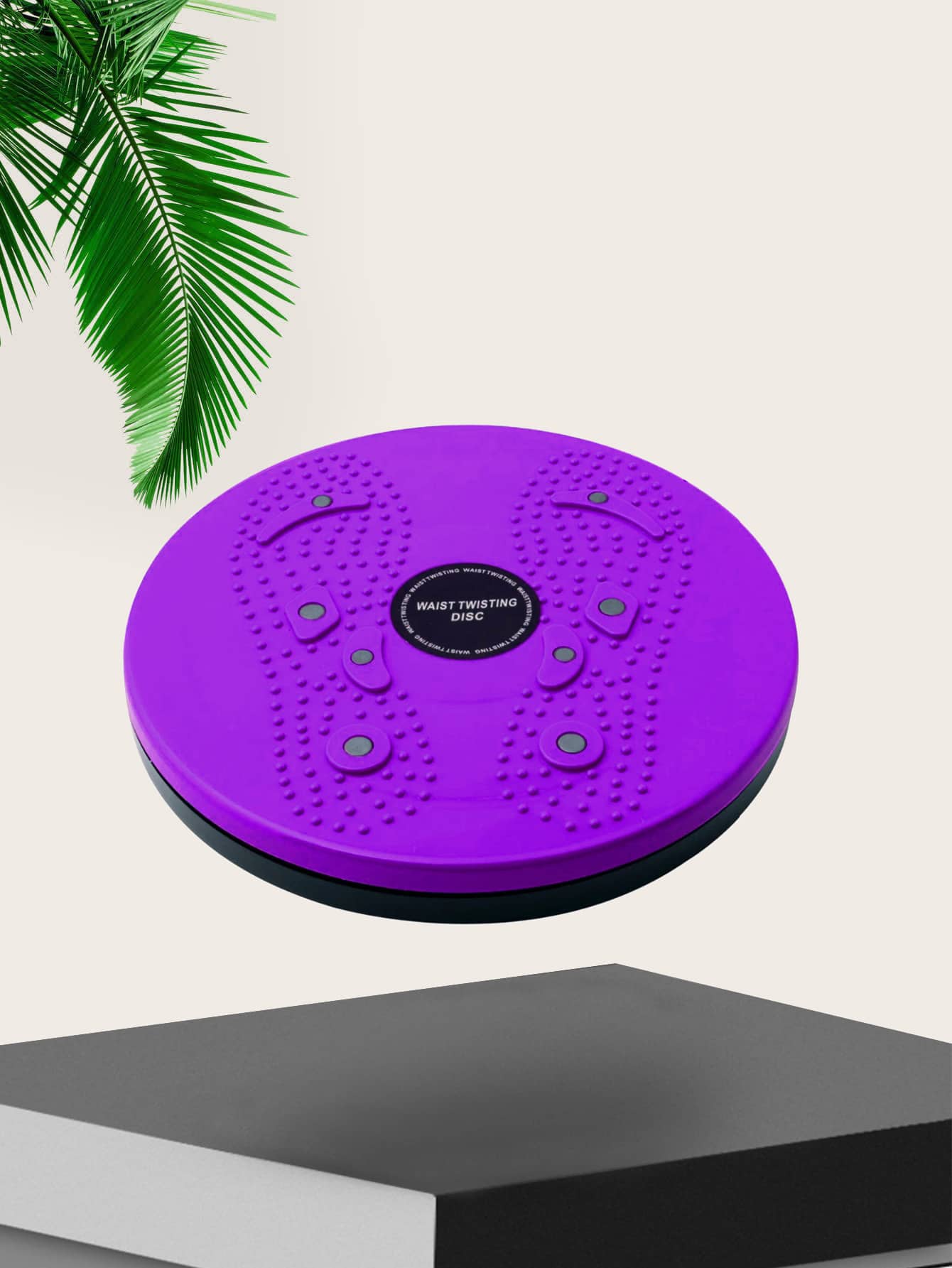 Massage Twisted Waist Plate - Purple - View 1