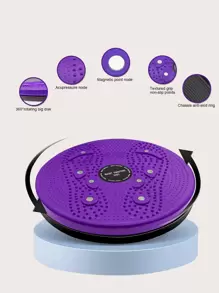 Massage Twisted Waist Plate - Purple - View 5