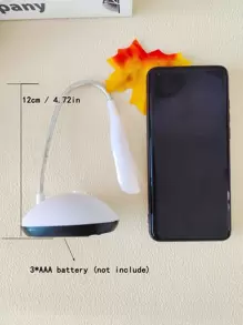 1 Đèn Bàn Mini Di Động Có Ánh Sáng Trắng Để Đọc (Chạy Bằng Pin, Không Bao Gồm Pin) - Nhiều màu - Xem 5