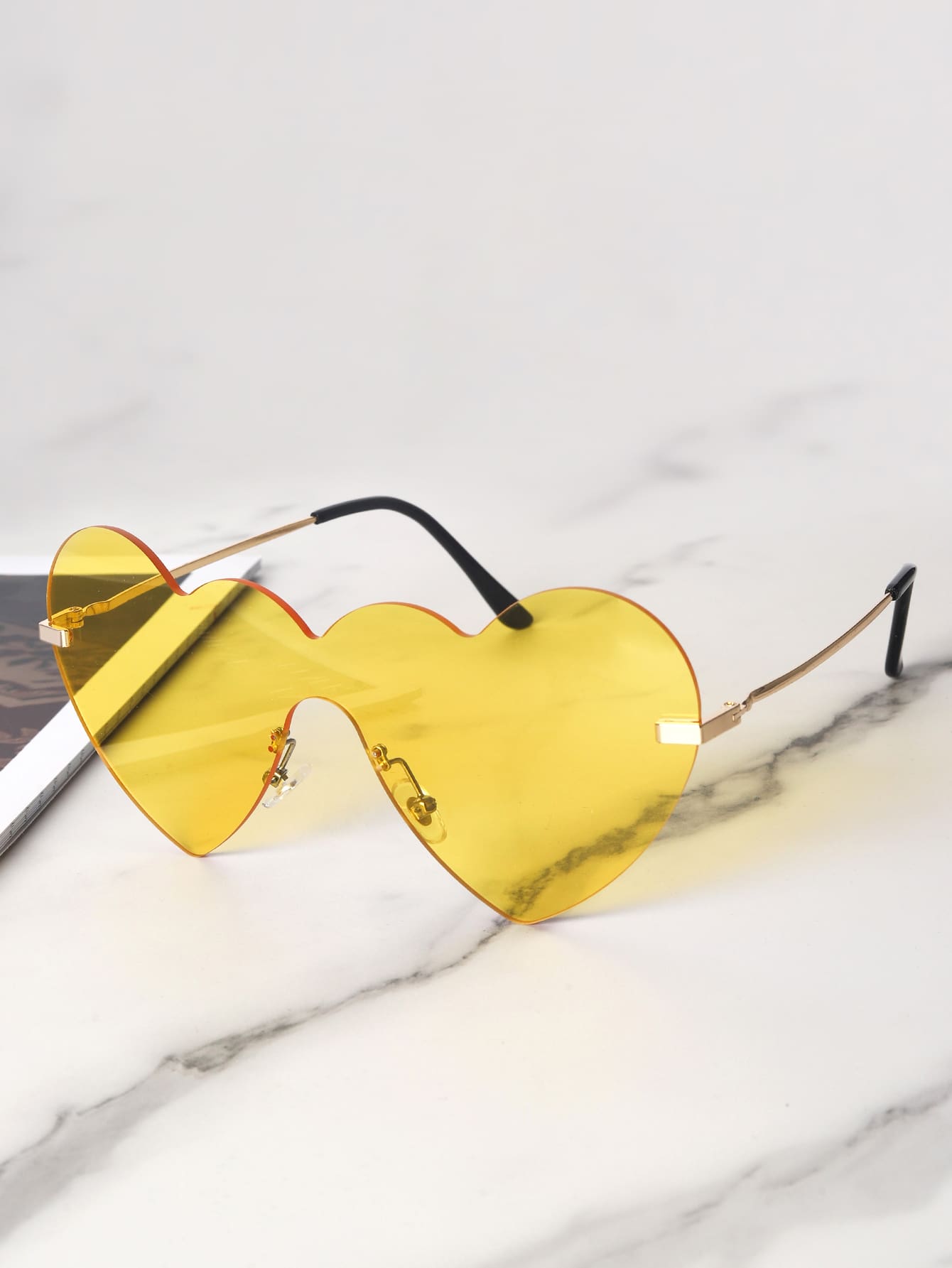 Gafas de moda sin montura de lentes de corazón | Mode de Mujer | SHEIN  España