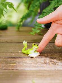 1pc Frog Garden Decoration - Multicolor - View 2