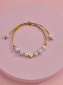 Đồ trang trí Ngọc Trai giả Vòng tay - Nhiều màu - Xem 1