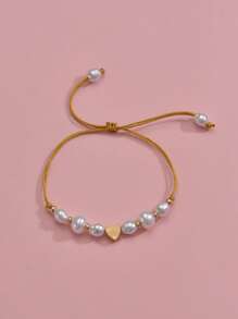 Đồ trang trí Ngọc Trai giả Vòng tay - Nhiều màu - Xem 2